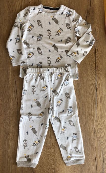 Набор домашний пижама комплект 92 штаны кот коты котами хлопковый
