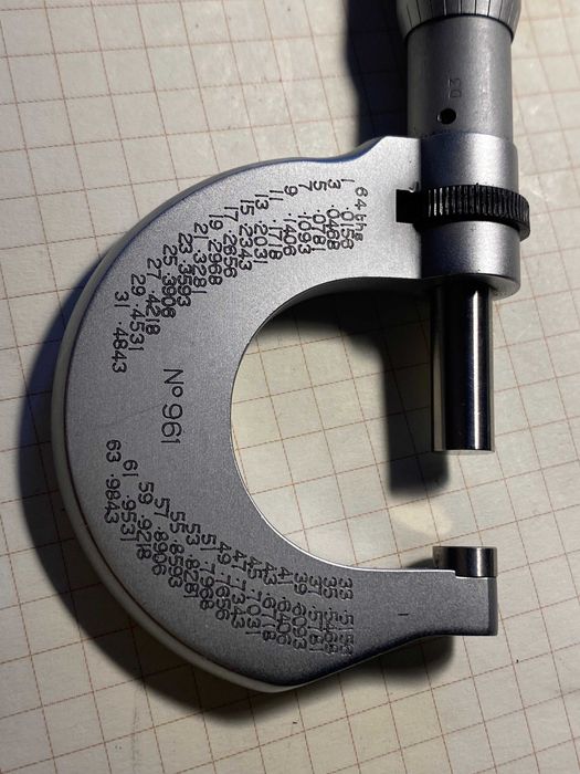 Mikromierz Moore&Wright nr.961 najwayzsza jakość