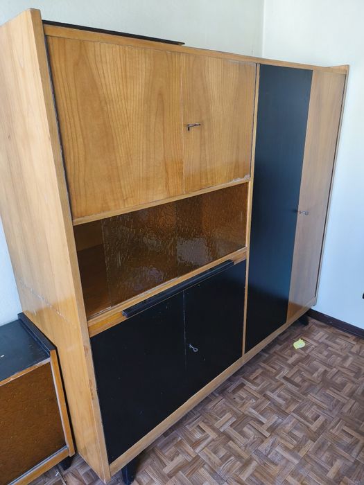 Meble  PRL krakowskie fabryki mebli szafa  segment szafka