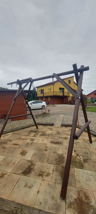 Huśtawka ogrodowa Hamak Kokon stelaż na ogród