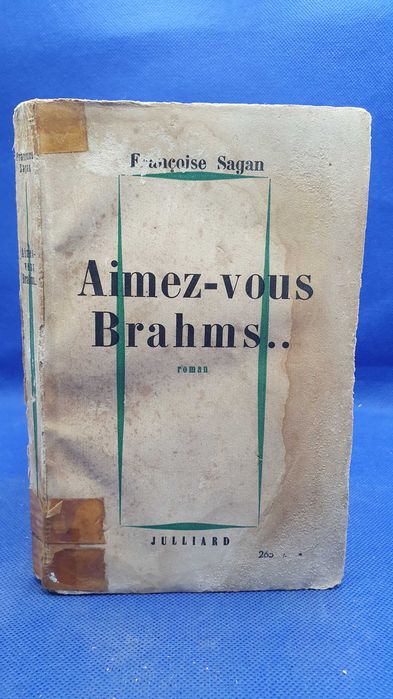 Livro - REF PAR1 - Françoise Sagan - Aimez Vous Brahms