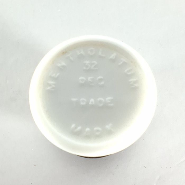 Frasco antigo pomada Mentholatum