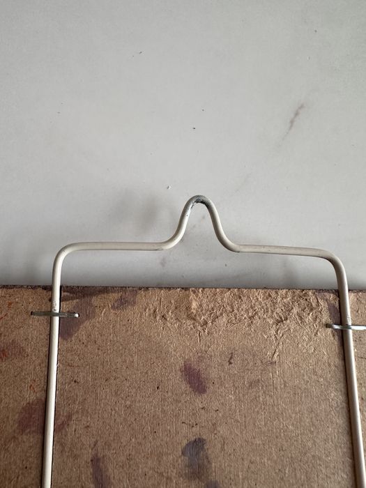 Ścienna dekoracja wieszak z aniołkiem Świąteczna rustykaln