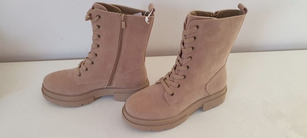 Botki bezowe 41 Buty damskie