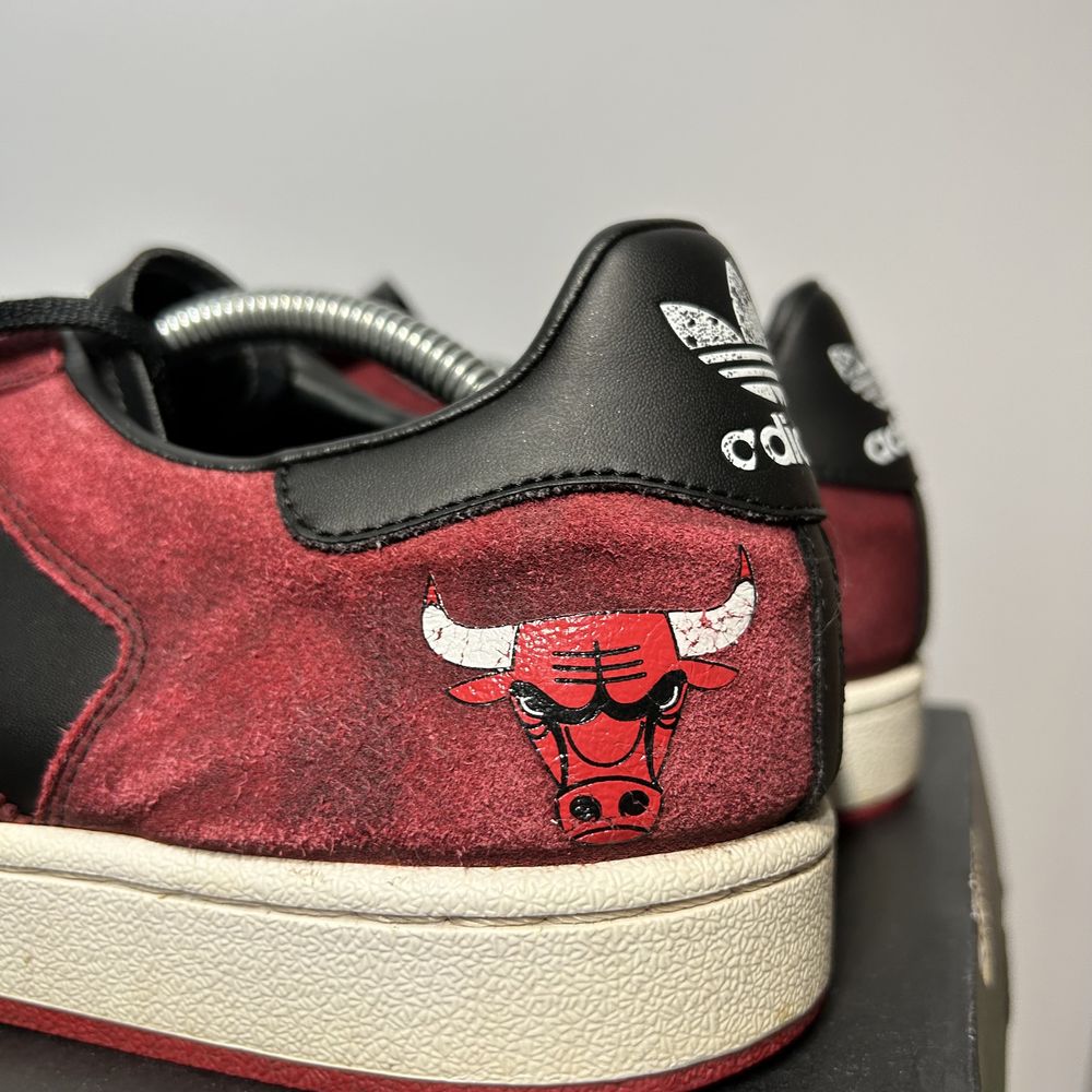 Buty Adidas Superstar x NBA Chicago Bulls czarne czerwone Jelonek OLX.pl
