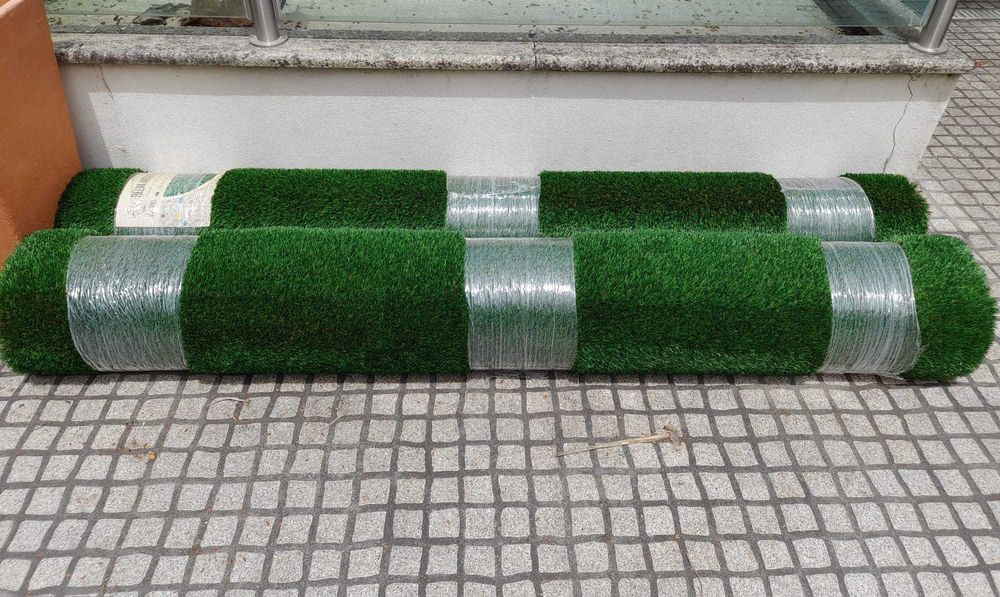 Rolo de Relva Sintética 30mm Multicor 18000 pontos 2x5m