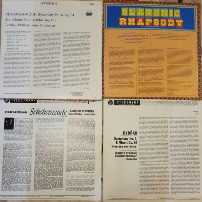 Discos vinil - Strauss, Stravinsky, Exercito Vermelho, entre outros