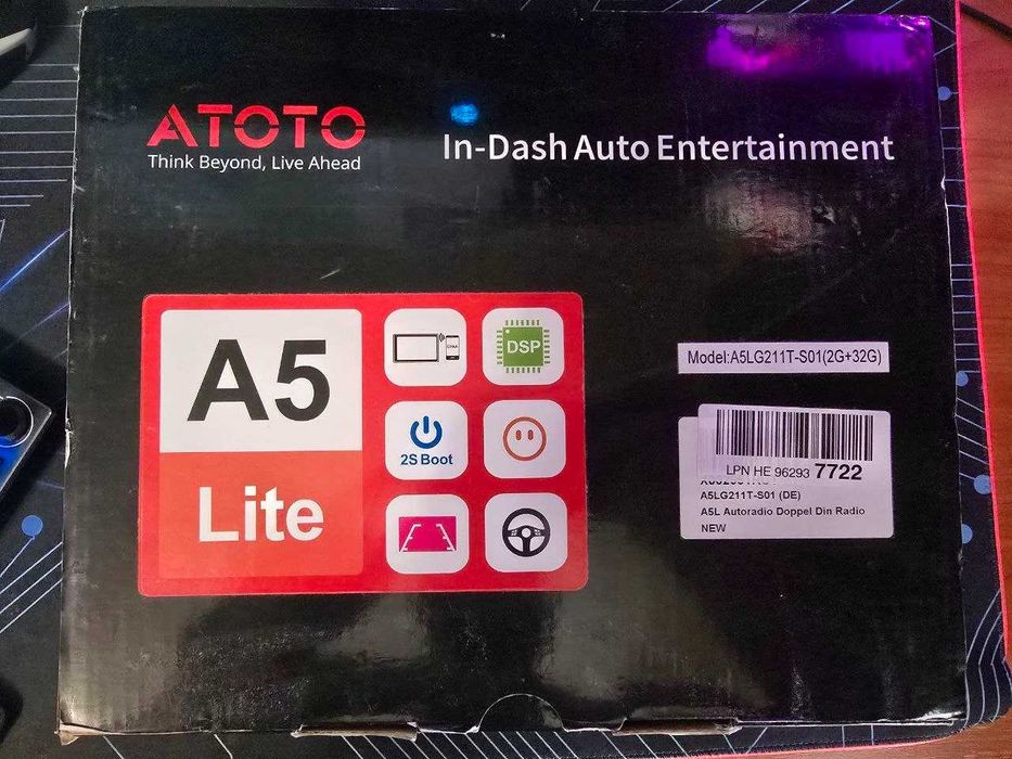 ATOTO A5LG211T-S01 (2/32) ОРИГИНАЛ | 10.1" Android магнитола