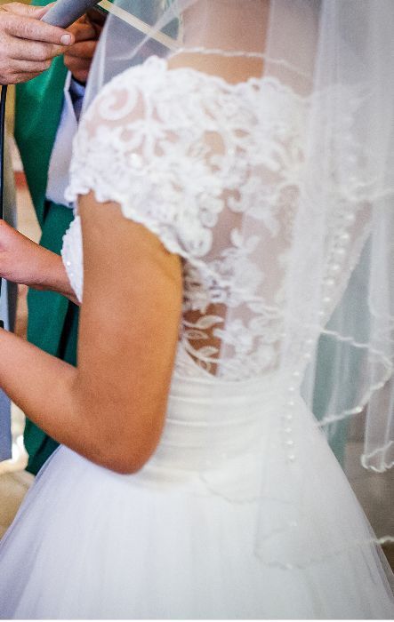 Suknia ślubna r 34 stan idealny