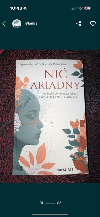 Nić Ariadny Agnieszka Wawrzyniak-Pieniążek