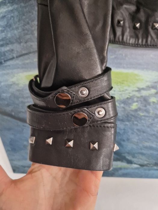 Skorzana kurtka włoskiej firmy Aleksandra