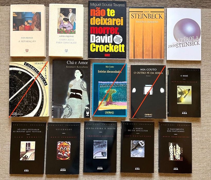 Livros Ian McEwan, José Luís Peixoto, Valter Hugo Mãe, Laura Esquível