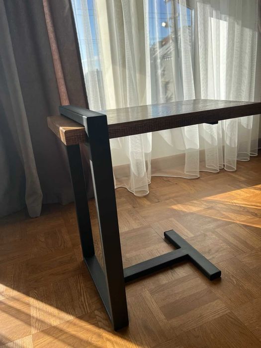 Столик Loft дерево + метал