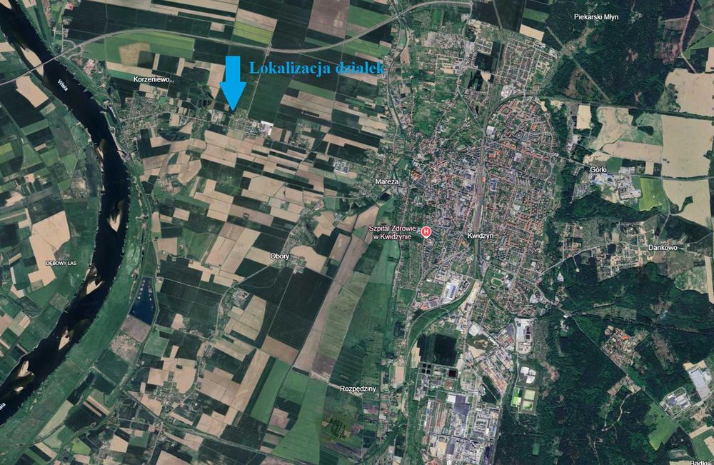 Sprzedam atrakcyjne działki budowlane, Mareza pod Kwidzynem, działki po 11,5ar - Widok 2