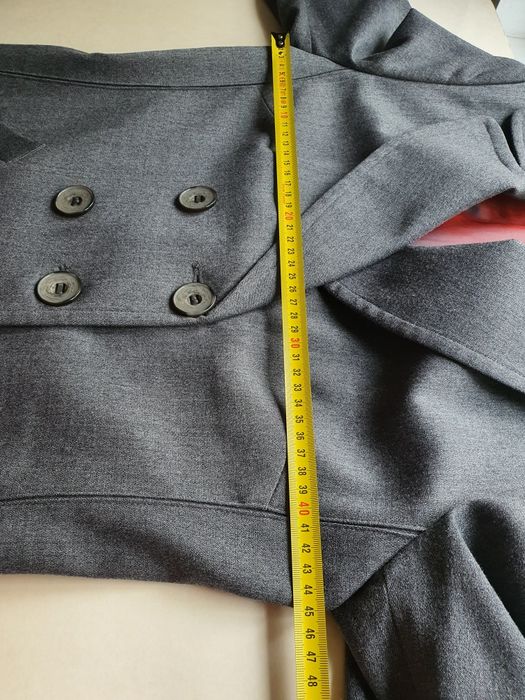 Dwurzędowy płaszcz Pretty One r. 36 wiosna jesień
