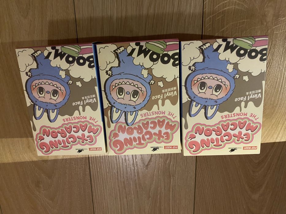 Conjunto de 3 labubus novos