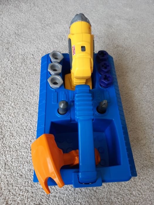 Wkrętarka  wierkarka  skrzynka  narzędzia Fisher Price