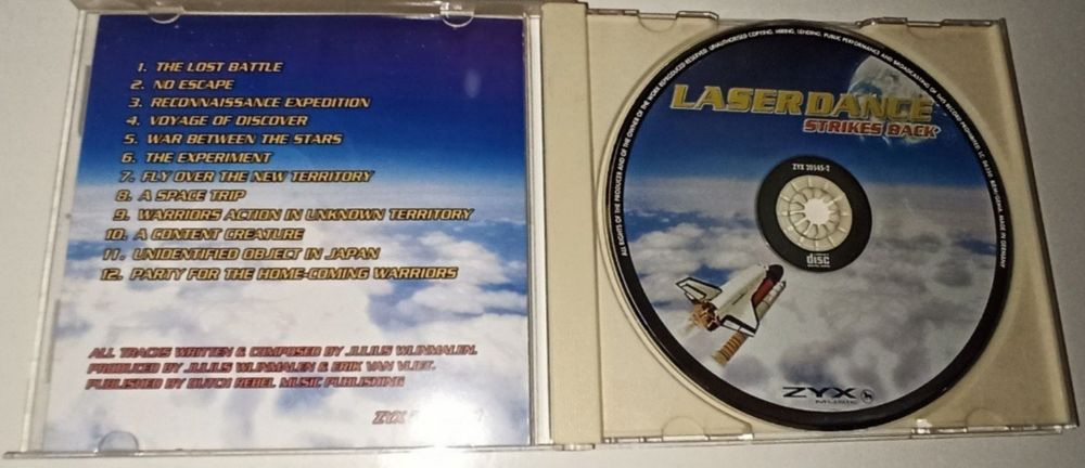 Laser Dance Strikes Back CD Rygar Zoltar Koto Space Synth