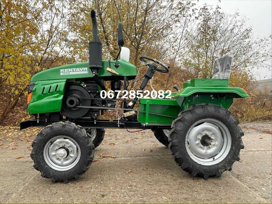 Мототрактор KENTAVR 160 B+фреза та плуг Доставка БЕЗКОШТОВНО Кредит