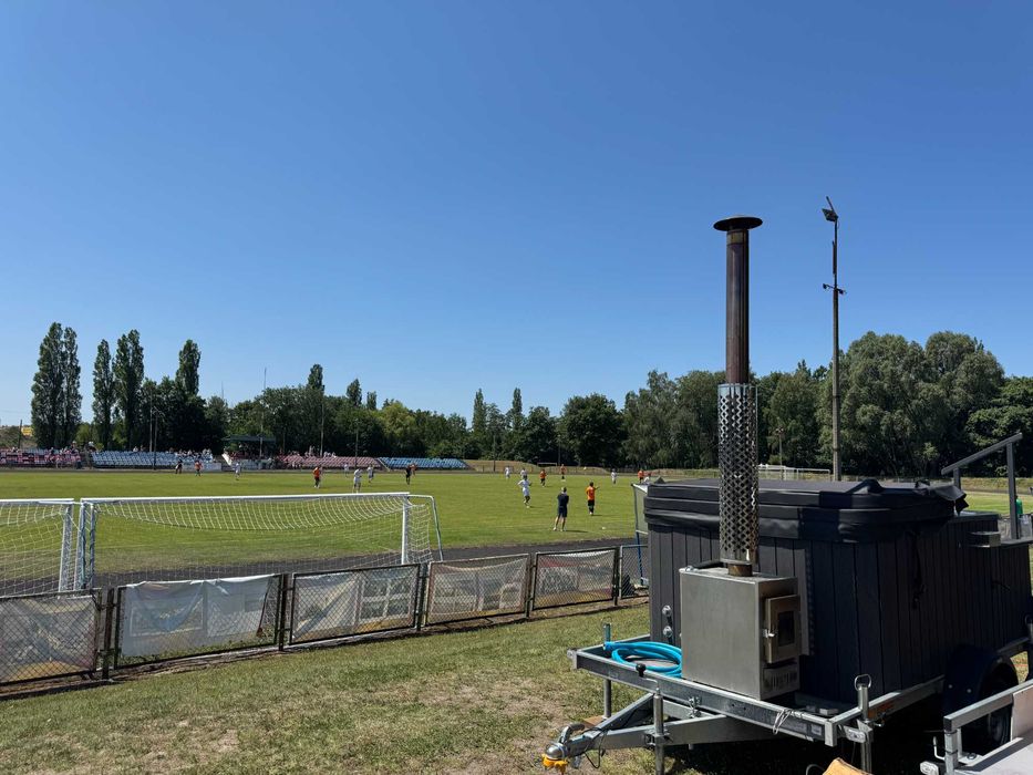 Wynajem mobilna Bania Balia Jacuzzi Sauna z dostawą - zabawa, prezent