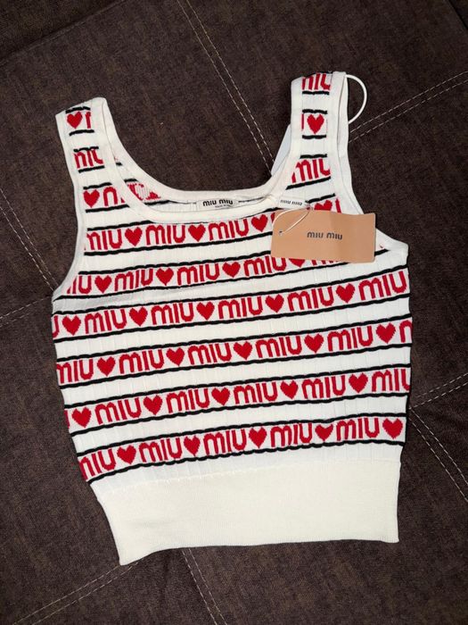 Майка-топ Miu miu