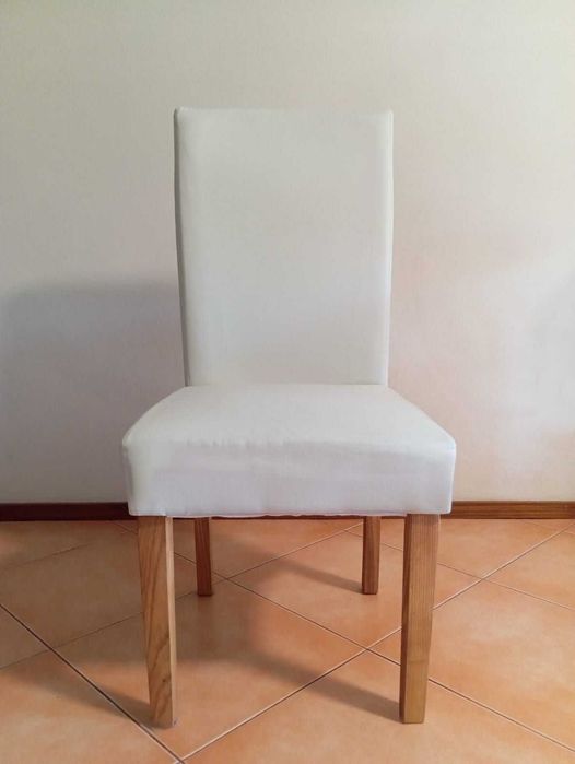 Cadeiras de Sala de Jantar em Cerejeira e Corino Branco