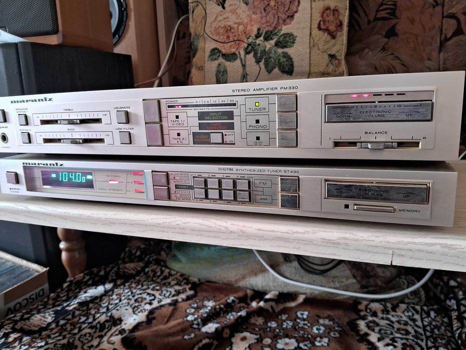 Підсилювач потужності MARANTZ PM-330 HI-FI та тюнер MARANTZ ST430