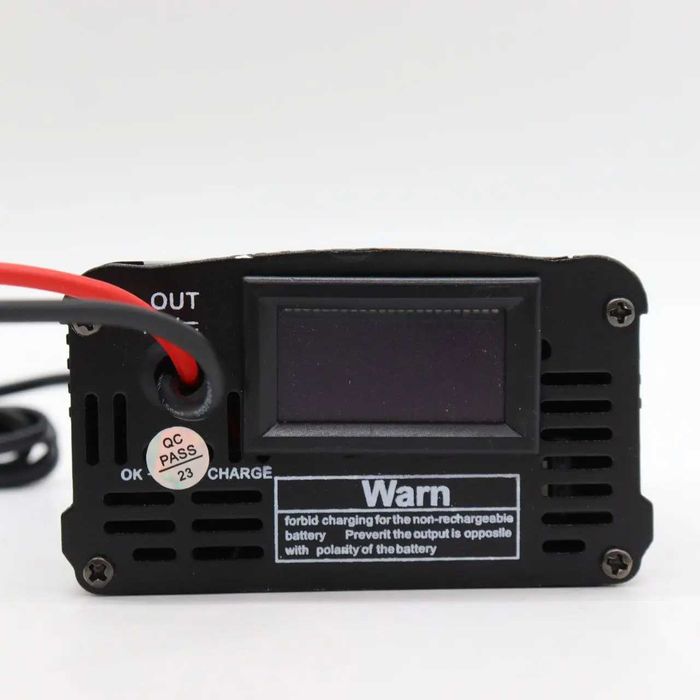 Зарядний пристрій для акумуляторів авто 10A з вбудованим амперметром