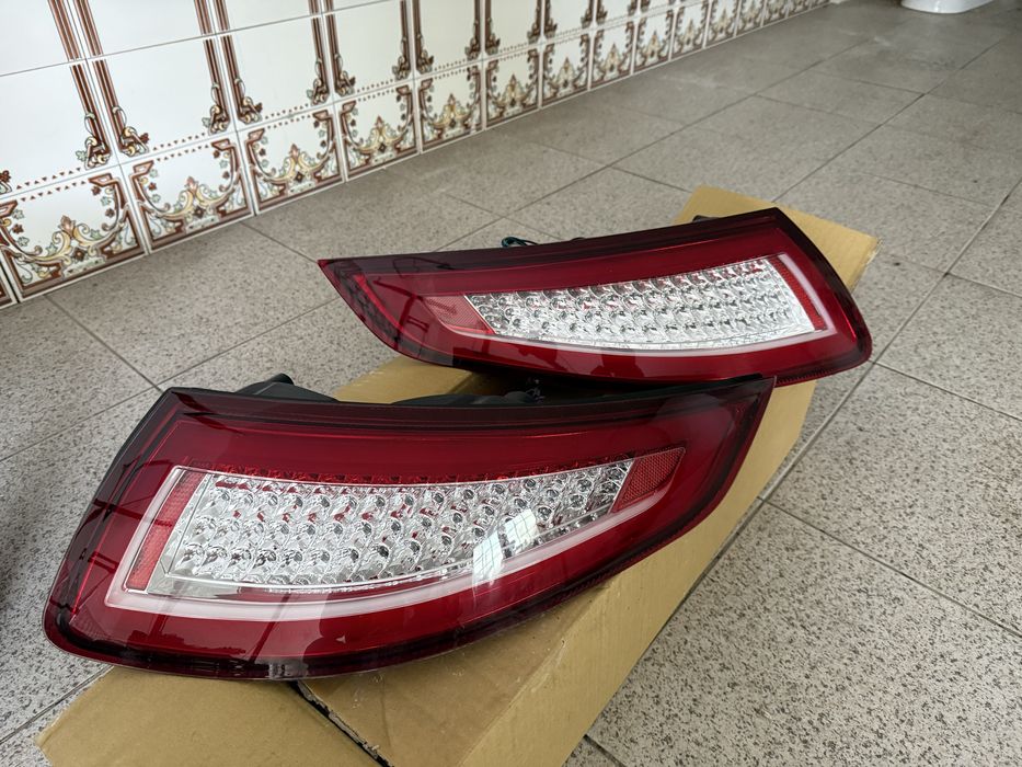 farolins traseiros LED porsche 911 997