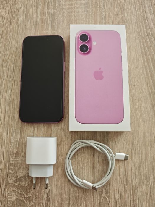 iPhone 16 różowy stan idealny