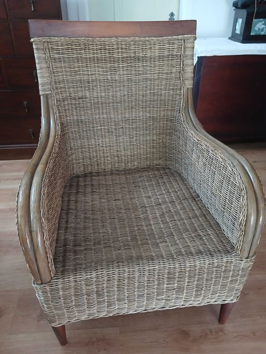 Cadeirões de Rattan