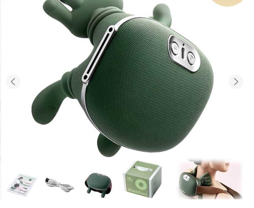 Масажер для плечей та шиї, ніг, з ефектом справжніх рук підігрівом 45°