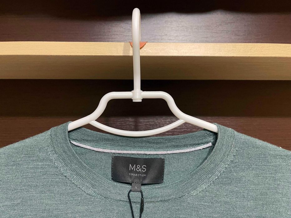 Marks & Spencer, 100% мериносовий  светр-джемпер  М/L