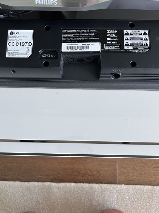 Soundbar LG com subwoffer