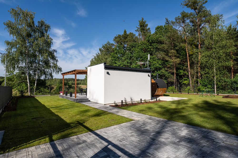 Cichy Zakątek – Domek z balią i sauną | Forest SPA House | Blisko Radomia l Klimatyzacja