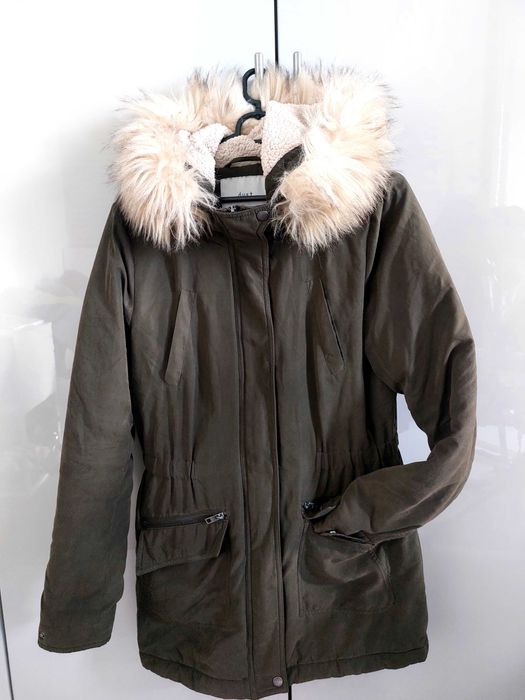 Kurtka marki Only,  zielona, z kapturem, rozm. S