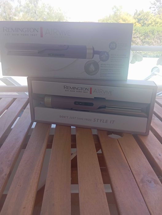 Prancha de cabelo Remington Air Vive 2 in 1 Air Styler -  Nova