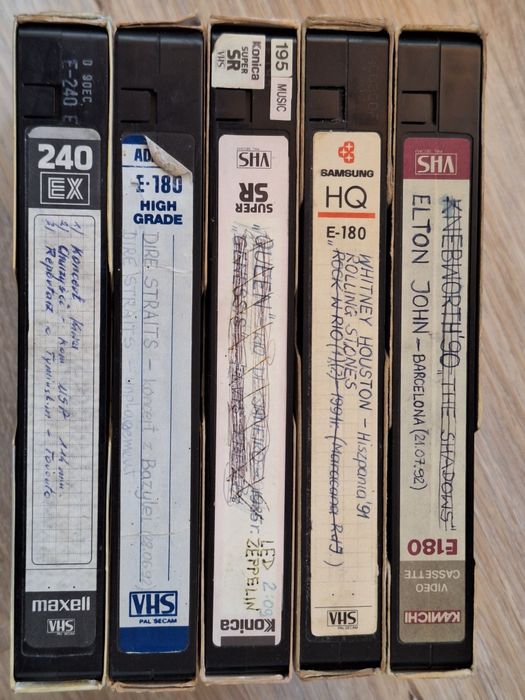 Kasety vhs  tanio