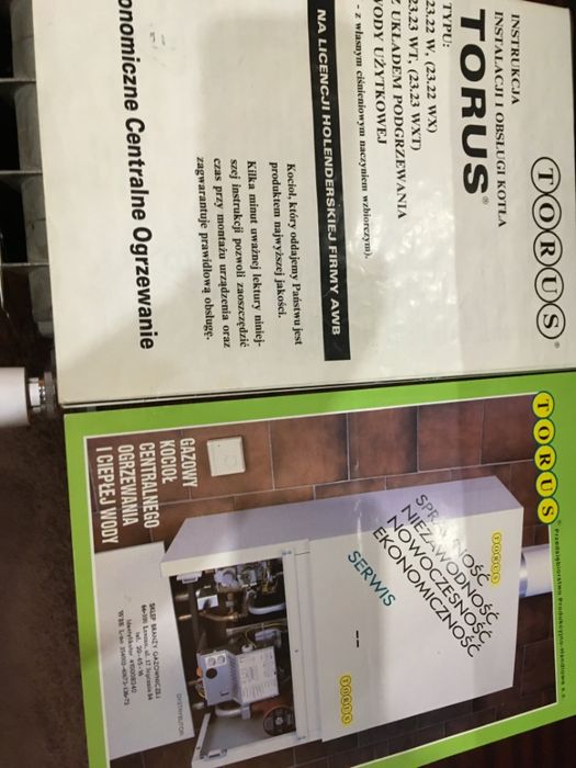 Instrukcja obsługi instalacji kotła pieca torus