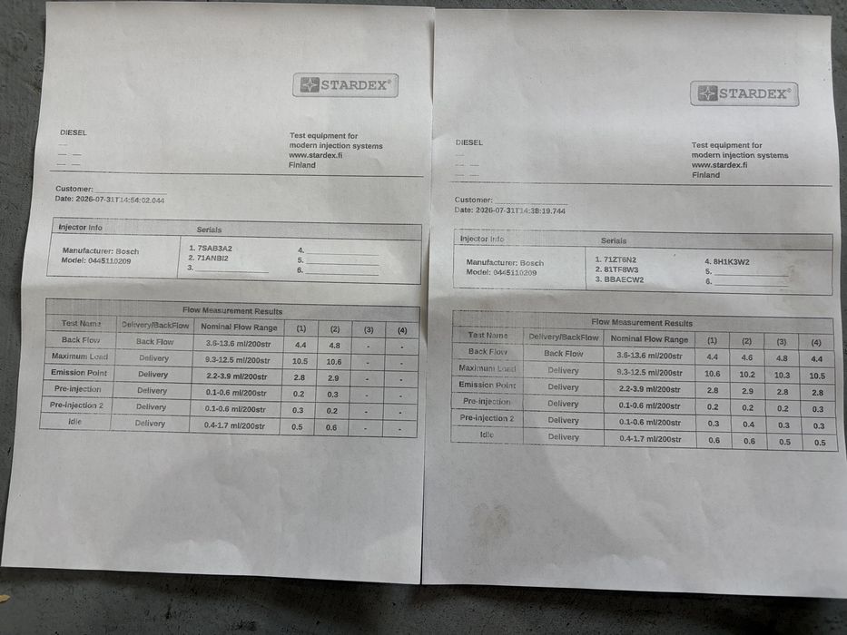 Wtryski wtryskiwacze bmw e87 e81 e82 e88 e90 e91 e92 e60 e61 118d 318d 143km 325d 525d 197km m47 m57