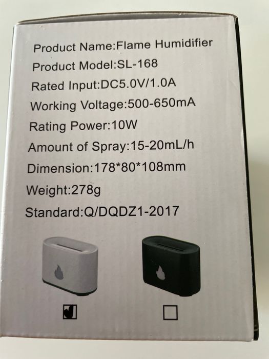 Flame Humidifier branco