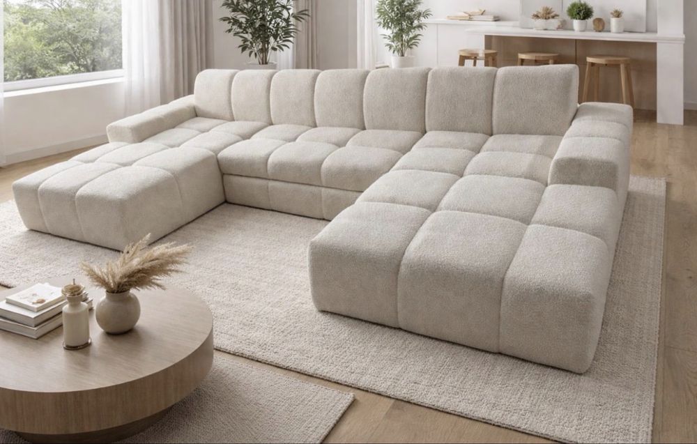 Narożnik Madagaskar Boucle | Nowoczesny Narożnik