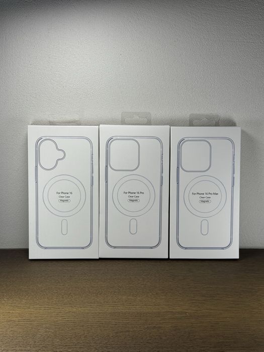 Чехол Clear Case MagSafe Айфон 16 16 Про 16 Про Макс