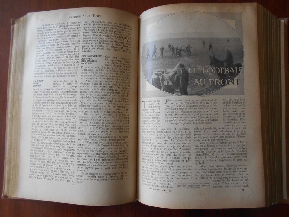 Interessante Revista francesa "Lectures pour Tous". Anos 1917 e 1918.