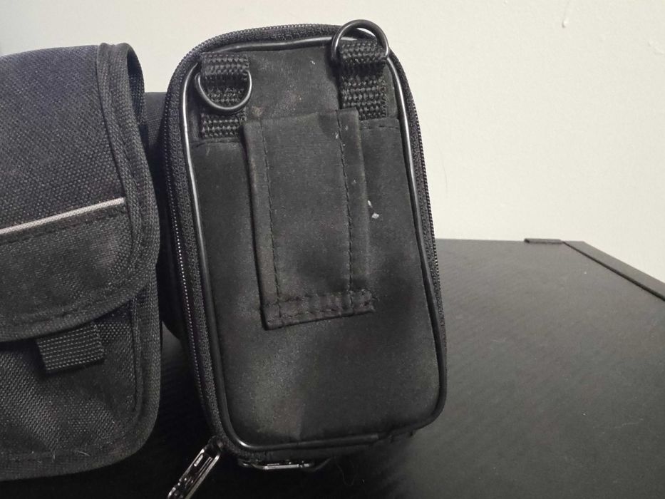 5x  uniwersalne etui/kabury z materiału zapinane na rzep,