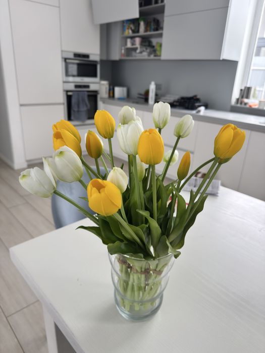 Тюльпани гелеві штучні 5 шт - 250 грн