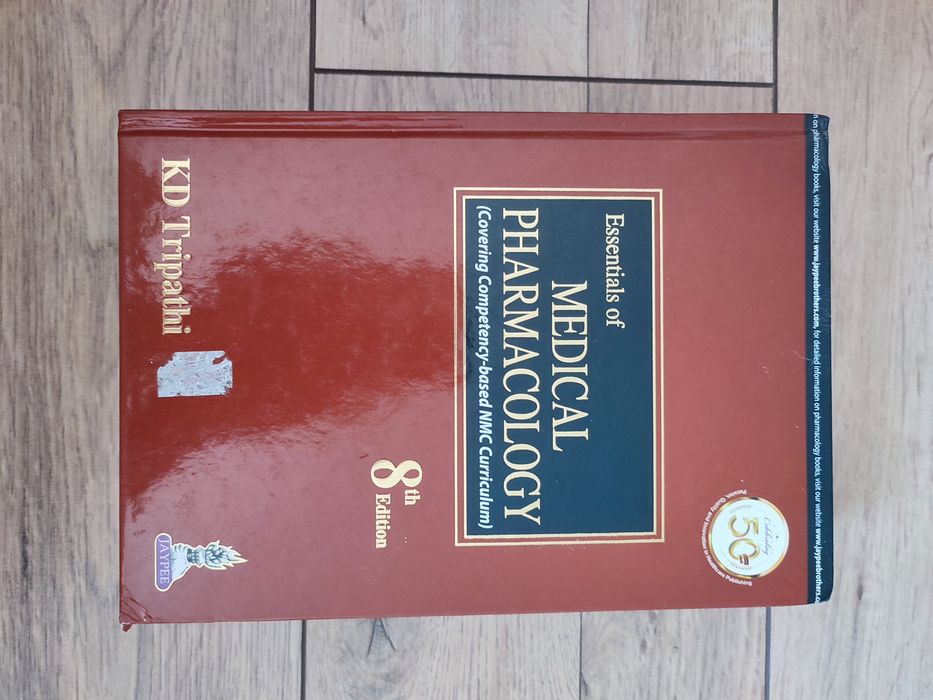 Essentials of Medical Pharmacology 8th edition. KD Tripathi