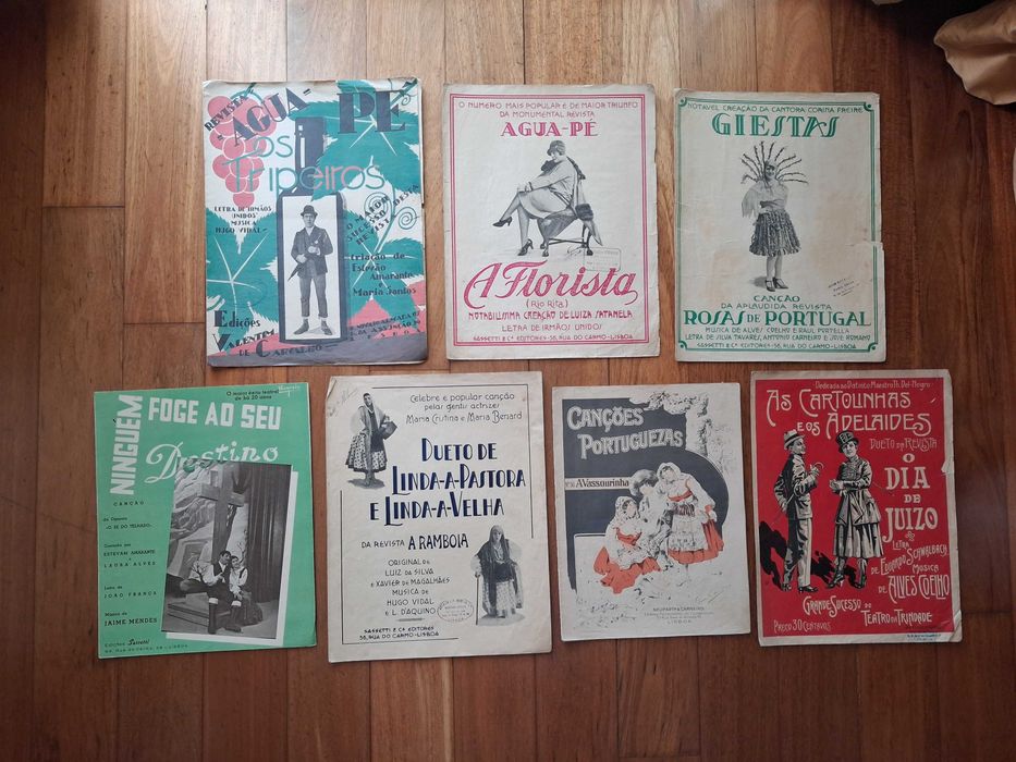 Conjunto 6 Partituras para Piano Antigas (1940/1945) - Revista