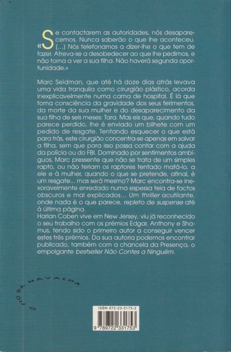 Na Pista de um Rapto - Harlan Coben