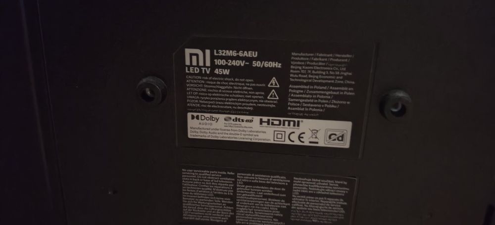 Tv Android  Xiaomi 32"